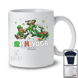 Personalized Custom Name Irish Yoga; Cheerful St. Patrick's Day Leprechaun Drinking; Drunker T-Shirt