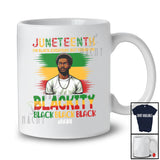Personalized Custom Name Juneteenth I'm Black Blackity; Proud Juneteenth Afro Man African T-Shirt