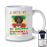 Personalized Custom Name Juneteenth I'm Black Blackity; Proud Juneteenth Afro Woman African T-Shirt