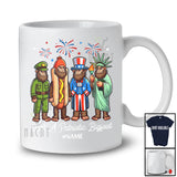 Personalized Custom Name Just A Patriotic Bigfoot; Humorous 4th Of July American Bigfoot Liberty T-Shirt