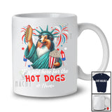 Personalized Custom Name Just Here For The Hot Dogs; Proud Sheltie Liberty Patriotic T-Shirt