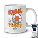 Personalized Custom Name Kick Or Treat; Humorous Halloween Soccer Football Player; Sport Team T-Shirt