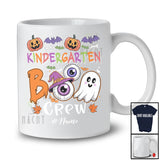 Personalized Custom Name Kindergarten Boo Crew; Lovely Halloween Ghost Witch; Students Teacher T-Shirt
