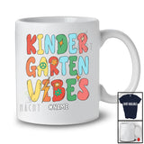 Personalized Custom Name Kindergarten Vibes; Joyful First Day Of School Kindergarten Students T-Shirt