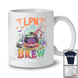 Personalized Custom Name LPN Brew; Scary Halloween Witch Crew; Nursing Nurse Team T-Shirt