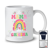 Personalized Custom Name La Mama Mas Chingona; Lovely Mother's Day Spanish Mom; Rainbow T-Shirt