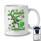Personalized Custom Name Leader Of Shenanigans; Joyful St. Patrick's Day Leprechaun Dabbing T-Shirt