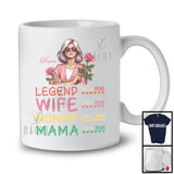 Personalized Custom Name Legend Wife Mommy Mama, Lovely Mother's Day Roses, Family T-Shirt