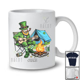 Personalized Custom Name Leprechaun Camping; Amusing St. Patrick's Day Irish Family Group T-Shirt