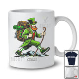 Personalized Custom Name Leprechaun Hiking; Amusing St. Patrick's Day Irish Family Group T-Shirt