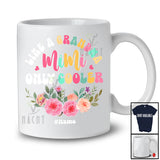 Personalized Custom Name Like A Grandma Mimi Only Cooler; Lovely Mother's Day Flowers; Family T-Shirt