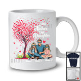 Personalized Custom Name Like Father Daughter, Happy Father's Day Heart Tree Two Daughter, Family T-Shirt