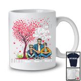 Personalized Custom Name Like Father Son, Happy Father's Day Heart Tree Two Son, Family T-Shirt