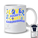 Personalized Custom Name Love Doesn't Count Chromosomes; Lovely Down Syndrome Socks T-Shirt