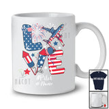 Personalized Custom Name Love Pilot; Proud 4th Of July American Flag; Patriotic Jobs T-Shirt