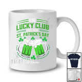 Personalized Custom Name Lucky Club Est 1631; Cheerful St. Patrick's Day Drinking Beer; Drunk T-Shirt