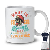 Personalized Custom Name 1990 Not 35 I Am 18 With 17 Years Of Experience; Joyful Birthday Vintage T-Shirt