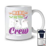 Personalized Custom Name Mama Of The Boo Crew; Adorable Halloween Boo Ghost; Family T-Shirt