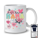 Personalized Custom Name Mama, Lovely Mother's Day Roses Flowers, Matching Family Group T-Shirt