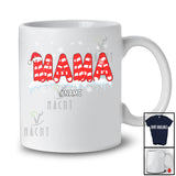 Personalized Custom Name Mama; Wonderful Christmas Santa Candy Cane Cosplay; Family T-Shirt