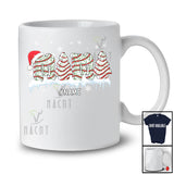 Personalized Custom Name Mama; Wonderful Christmas Santa Tree Cake Cosplay; Baking Family T-Shirt