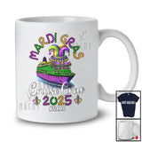 Personalized Custom Name Mardi Gras Cruise Crew 2025; Humorous Beads Parades; Family T-Shirt