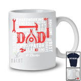 Personalized Custom Name Mechanic Dad Definition Legend; Humorous Father's Day Family Group T-Shirt