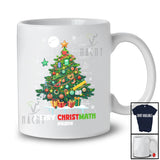 Personalized Custom Name Merry Christmath; Fantastic Christmas Tree Math; Students Teacher T-Shirt