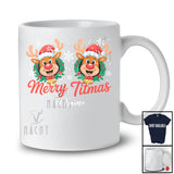 Personalized Custom Name Merry Titmas; Lovely Christmas Naughty Santa Reindeer Boobs T-Shirt