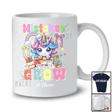 Personalized Custom Name Mistakes Help Us Grow; Joyful First Day Of School Unicorn; Teacher T-Shirt