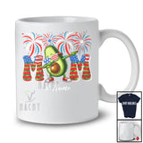 Personalized Custom Name Mom; Humorous 4th Of July Mother's Day Dabbing Avocado Fruit T-Shirt