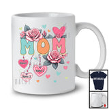 Personalized Custom Name Mom, Lovely Mother's Day Roses Flowers, Matching Family Group T-Shirt