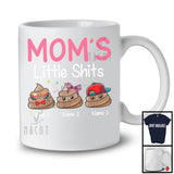 Personalized Custom Name Mom's Little Sh*ts, Humorous Mother's Day Poops, Family Group T-Shirt