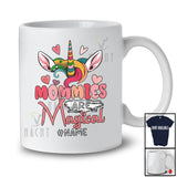 Personalized Custom Name Mommies are Magical; Fantastic Mother's Day Unicorn Face; Family T-Shirt
