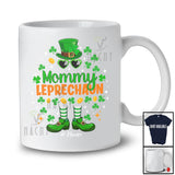 Personalized Custom Name Mommy Leprechaun; Amazing St. Patrick's Day Lucky Shamrock; Family T-Shirt