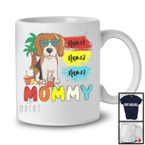 Personalized Custom Name Mommy, Cute Summer Vacation Beagle Sunglasses, Family Group T-Shirt