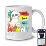 Personalized Custom Name Mommy, Cute Summer Vacation Maltese Sunglasses, Family Group T-Shirt