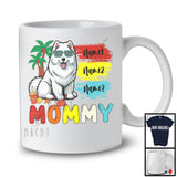 Personalized Custom Name Mommy, Cute Summer Vacation Samoyed Sunglasses, Family Group T-Shirt