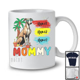Personalized Custom Name Mommy, Cute Summer Vacation Whippet Sunglasses, Family Group T-Shirt