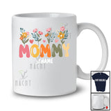 Personalized Custom Name Mommy; Lovely Mother's Day Flower Floral Mommy; Proud Family Group T-Shirt