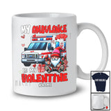 Personalized Custom Name My Ambulance Is My Valentine; Lovely Hearts Gnomes Rose; Family T-Shirt