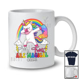 Personalized Custom Name My Farts Are Magical; Humorous Dabbing Unicorn Rainbow; Family T-Shirt