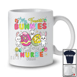 Personalized Custom Name My Favorite Bunnies Call Me Nurse; Happy Easter Hunting Eggs T-Shirt