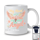 Personalized Custom Name My Mom Was So Amazing An Angel; Proud Mother's Day Cross Wings T-Shirt
