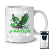 Personalized Custom Name My St. Patrick's Day Pajama Shirt; Joyful Flying Eagles Leprechaun T-Shirt