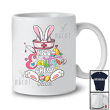Personalized Custom Name NICU Easter Crew; Adorable Easter Bunny Ears; Nurse Nursing T-Shirt