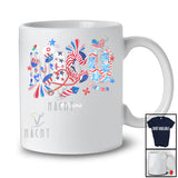 Personalized Custom Name NICU; Fantastic 4th Of July American Flag; Nurse Patriotic T-Shirt