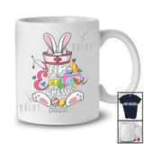 Personalized Custom Name NP Easter Crew; Adorable Easter Bunny Ears; Nurse Nursing T-Shirt