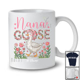 Personalized Custom Name Nana Goose; Joyful Mother's Day Jokes Nana; Farming Farmer T-Shirt