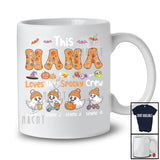 Personalized Custom Name Nana Loves Her Spooky Crew; Lovely Halloween Ghost Boo Family T-Shirt